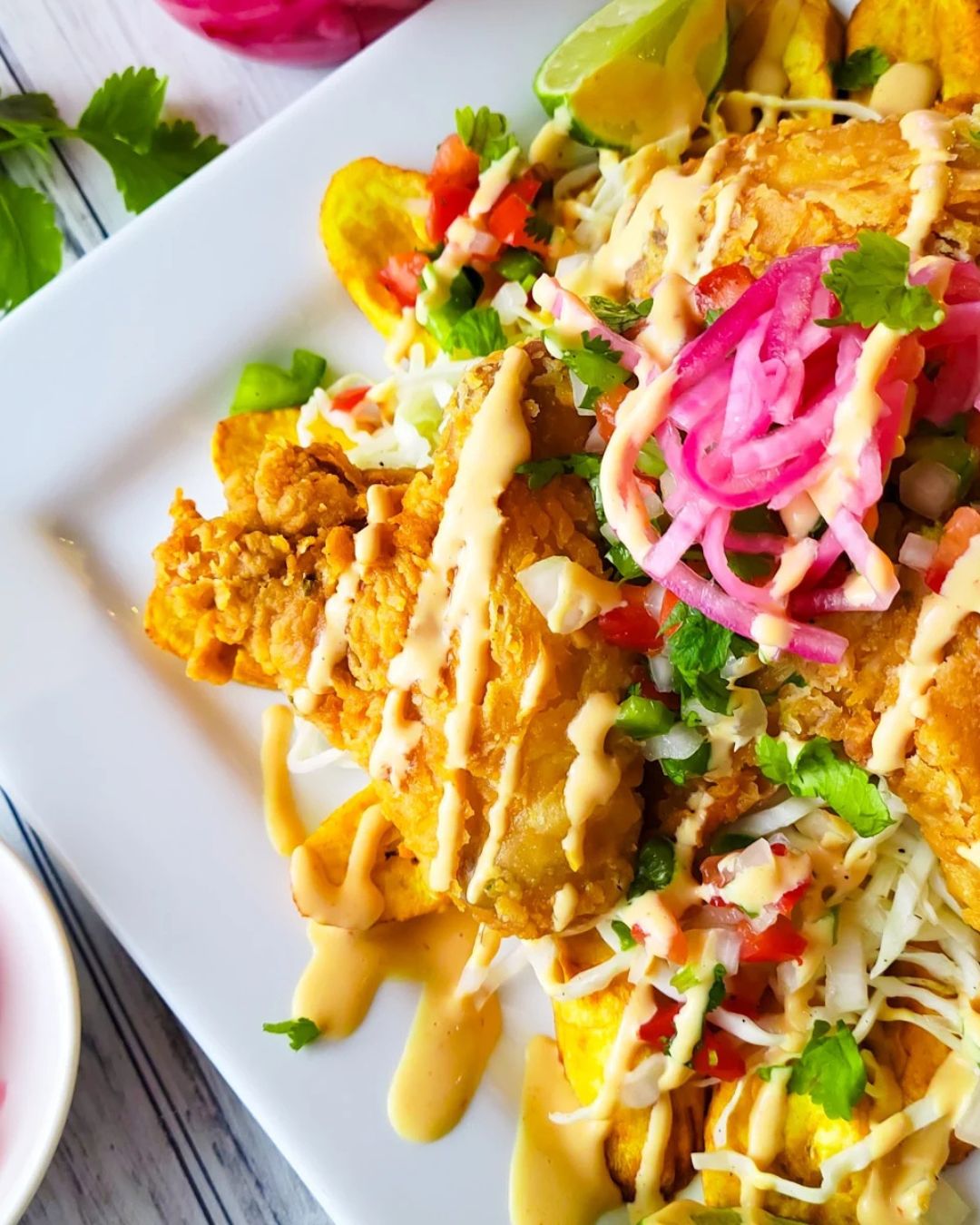 Pollo con tajada